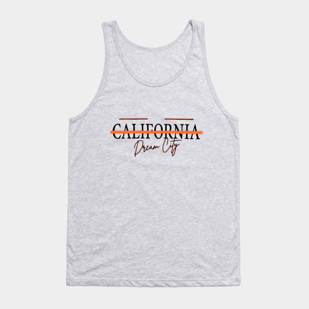 California Dream City Tank Top by ZoboShop